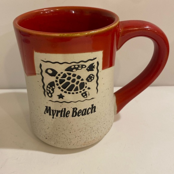 Hand Thrown Pottery Mug Myrtle Beach (CU) - Picture 1 of 8